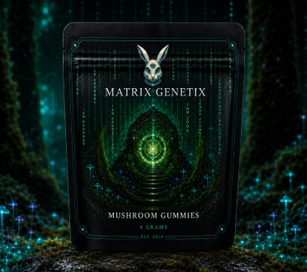 Tropical Portal Gummies — Matrix Genetix mushroom gummies pouch